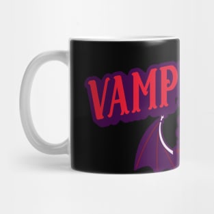 Vampirette Female Vampire Halloween Design Mug